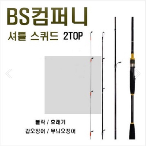 BS컴퍼니 셔틀 스퀴드 2TOP 802ML 에깅 볼락 루어대
